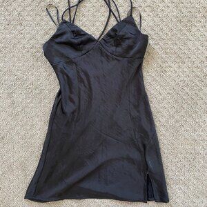 Princess Polly Cameron Mini Dress Black Size 2